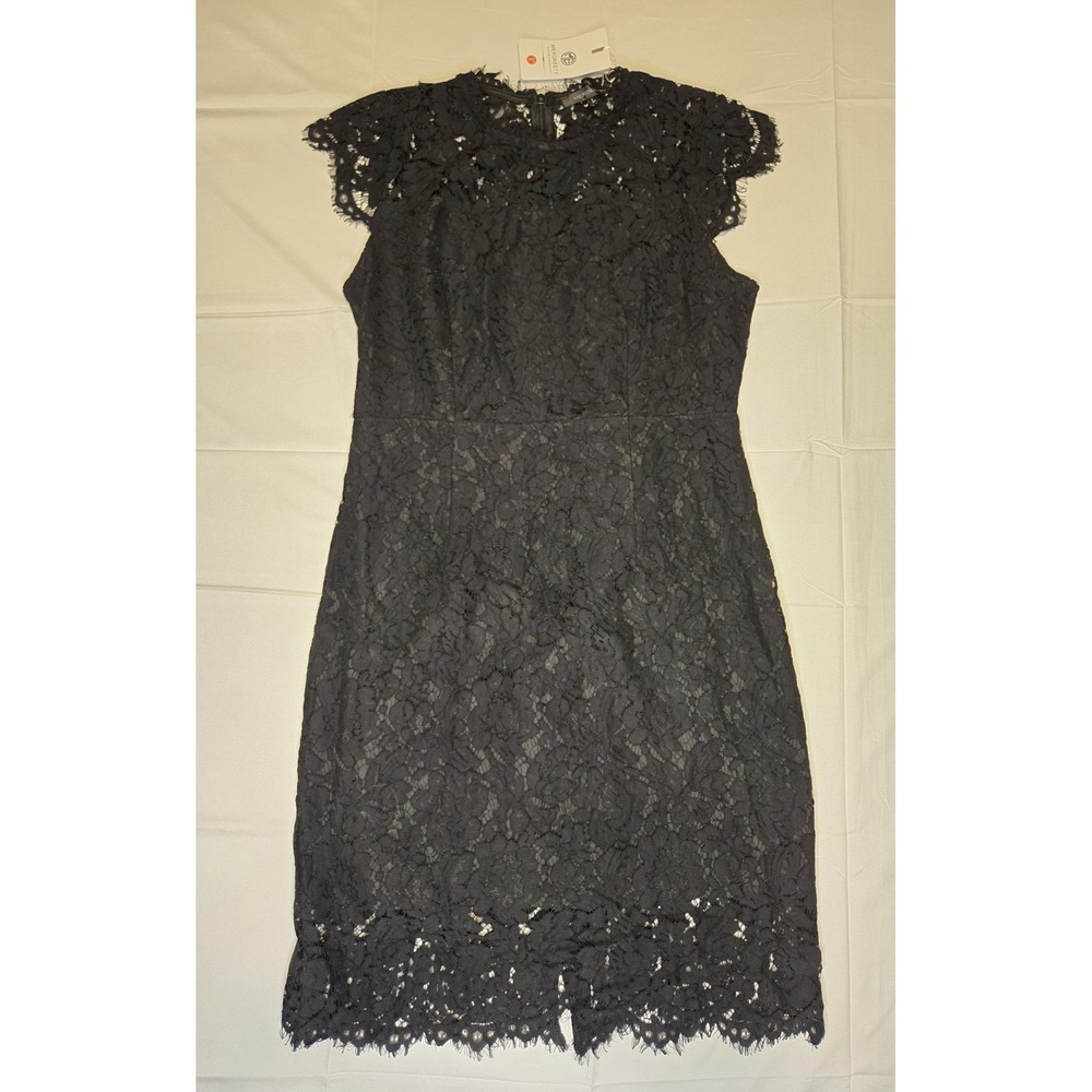 Merokeety Womens Sleeveless Lace Floral Elegant Cocktail Dress Knee Length Large
